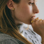 Bague Héra Argent Feuille Ajustable Bagues Monsieur Simone