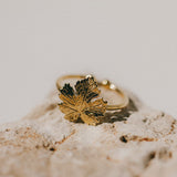 Bague Héra Or Feuille Ajustable Bagues Monsieur Simone