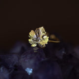 Bague Héra Or Feuille Ajustable Bagues Monsieur Simone