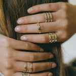 Bague Lou Argent Martelée Ajustable Bagues Monsieur Simone