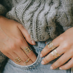 Bague Lou Argent Martelée Ajustable Bagues Monsieur Simone