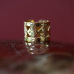 Bague Lou Or Martelée Ajustable Bagues Monsieur Simone