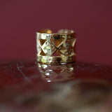 Bague Lou Or Martelée Ajustable Bagues Monsieur Simone