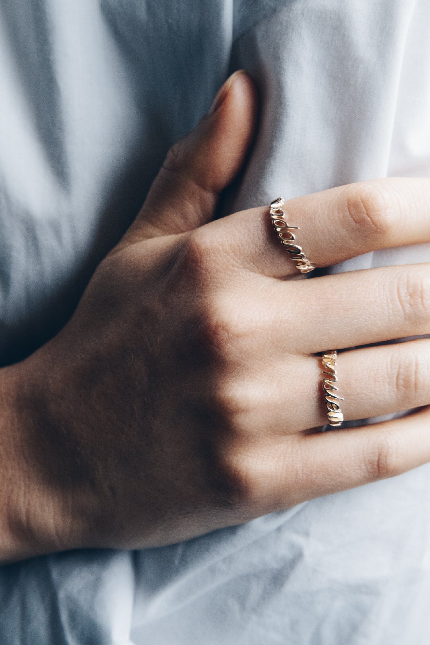 Bague Madame Argent Bagues Monsieur Simone