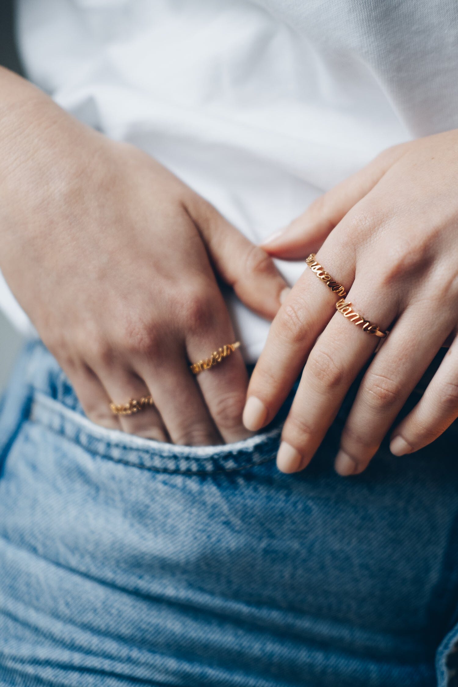 Bague Madame Or Rose Bagues Monsieur Simone