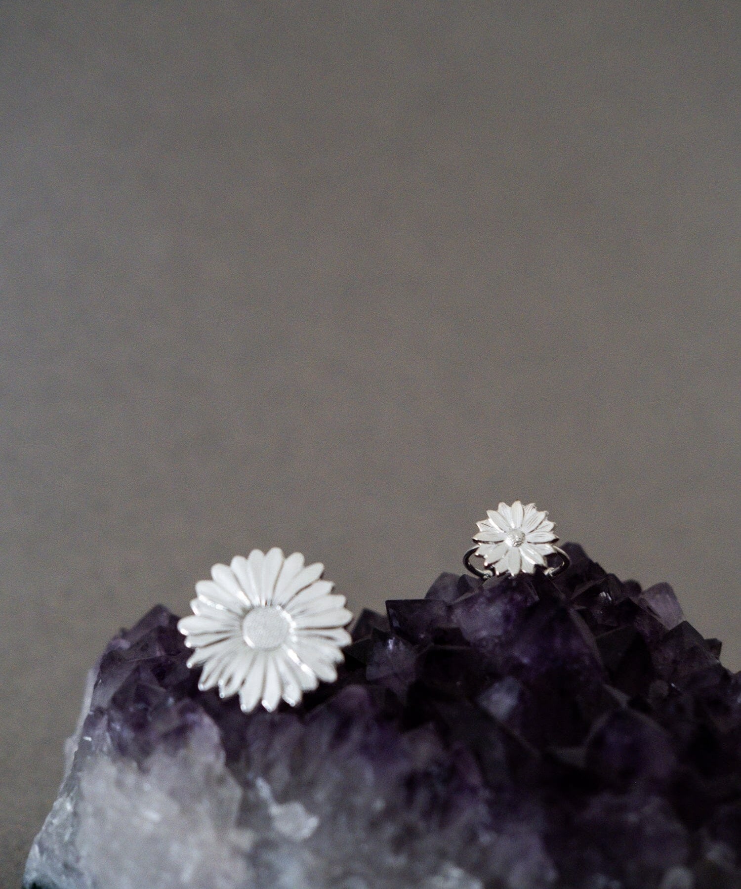 Bague Maïa Argent Fleur Ajustable Bagues Monsieur Simone