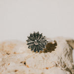 Bague Maïa Argent Fleur Ajustable Bagues Monsieur Simone