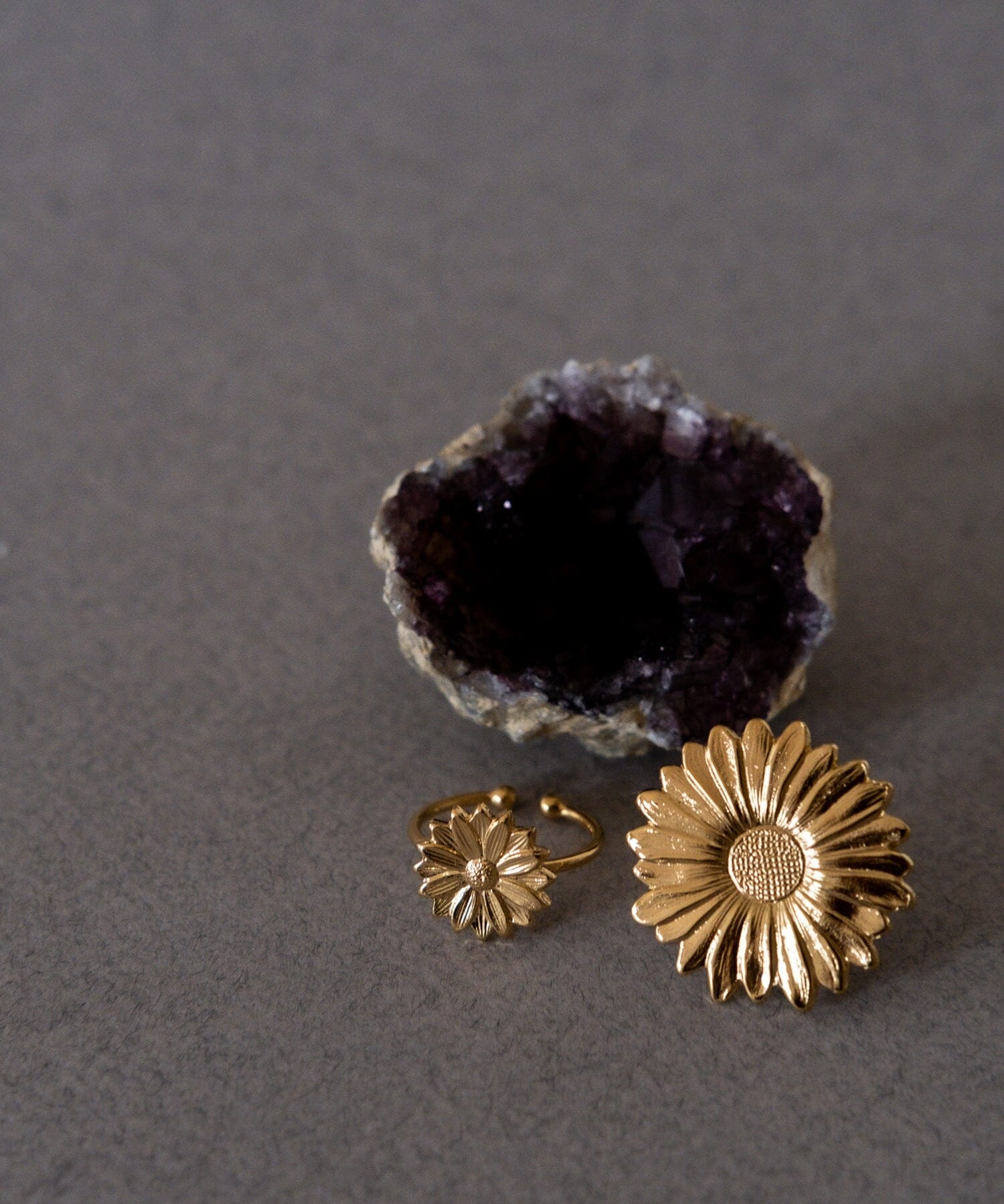 Bague Maïa Or Fleur Ajustable Bagues Monsieur Simone