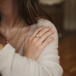 Bague Nélya Or Perle Ajustable Bagues Monsieur Simone