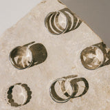 Bague Noah Argent Martelée Ajustable Bagues Monsieur Simone