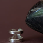 Bague Noah Argent Martelée Ajustable Bagues Monsieur Simone