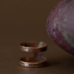 Bague Noah Or Rose Martelée Ajustable Bagues Monsieur Simone
