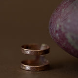 Bague Noah Or Rose Martelée Ajustable Bagues Monsieur Simone
