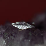 Bague Thalie Argent Feuille Ajustable Bagues Monsieur Simone