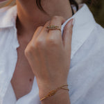 Bague Thalie Argent Feuille Ajustable Bagues Monsieur Simone