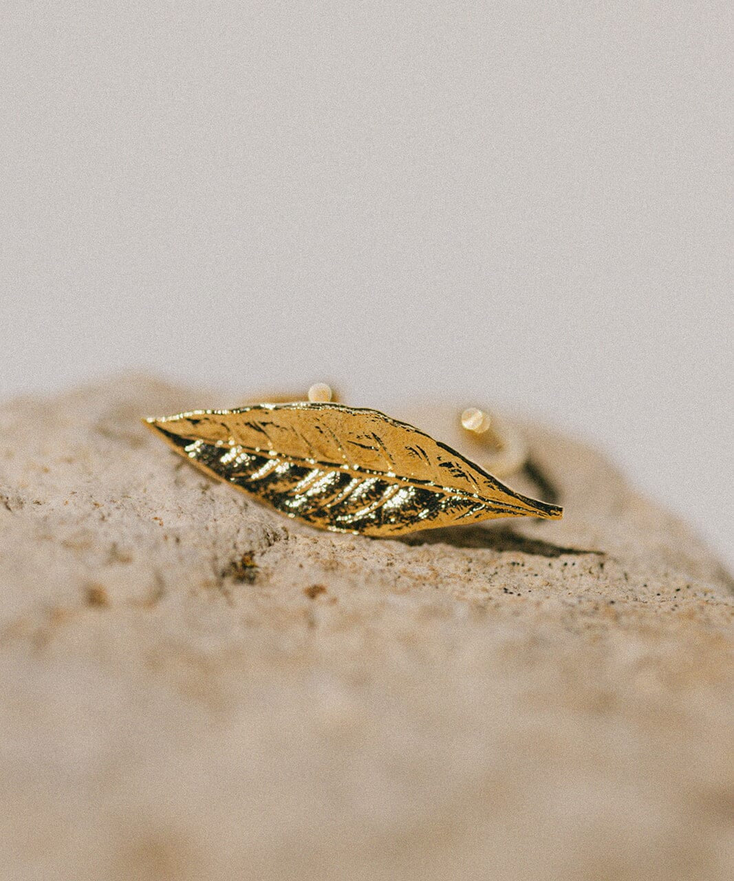 Bague Thalie Or Feuille Ajustable Bagues Monsieur Simone