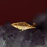 Bague Thalie Or Feuille Ajustable Bagues Monsieur Simone