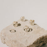 Bague Zak Argent Martelée Ajustable Bagues Monsieur Simone