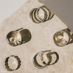 Bague Zak Argent Martelée Ajustable Bagues Monsieur Simone