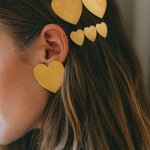 Barrette Aphrodite Or Coeurs Accessoires Monsieur Simone
