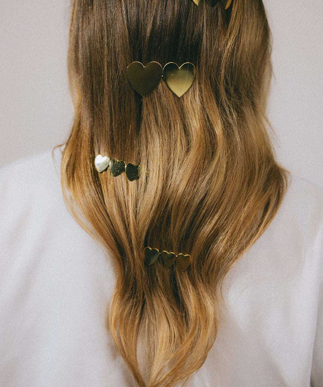 Barrette Aphrodite Or Coeurs Accessoires Monsieur Simone