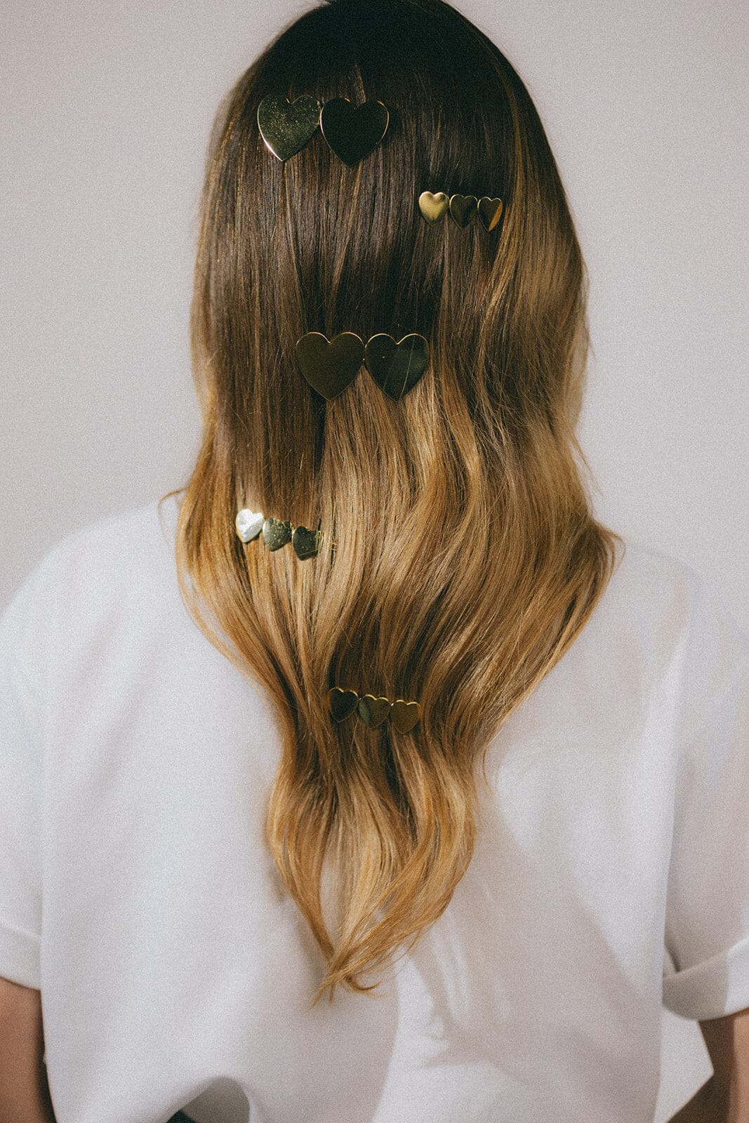 Barrette Aphrodite Or Coeurs Accessoires Monsieur Simone