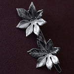 Barrette Chloris Argent Fleurs Accessoires Monsieur Simone