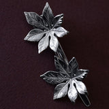 Barrette Chloris Argent Fleurs Accessoires Monsieur Simone