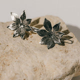 Barrette Chloris Argent Fleurs Accessoires Monsieur Simone