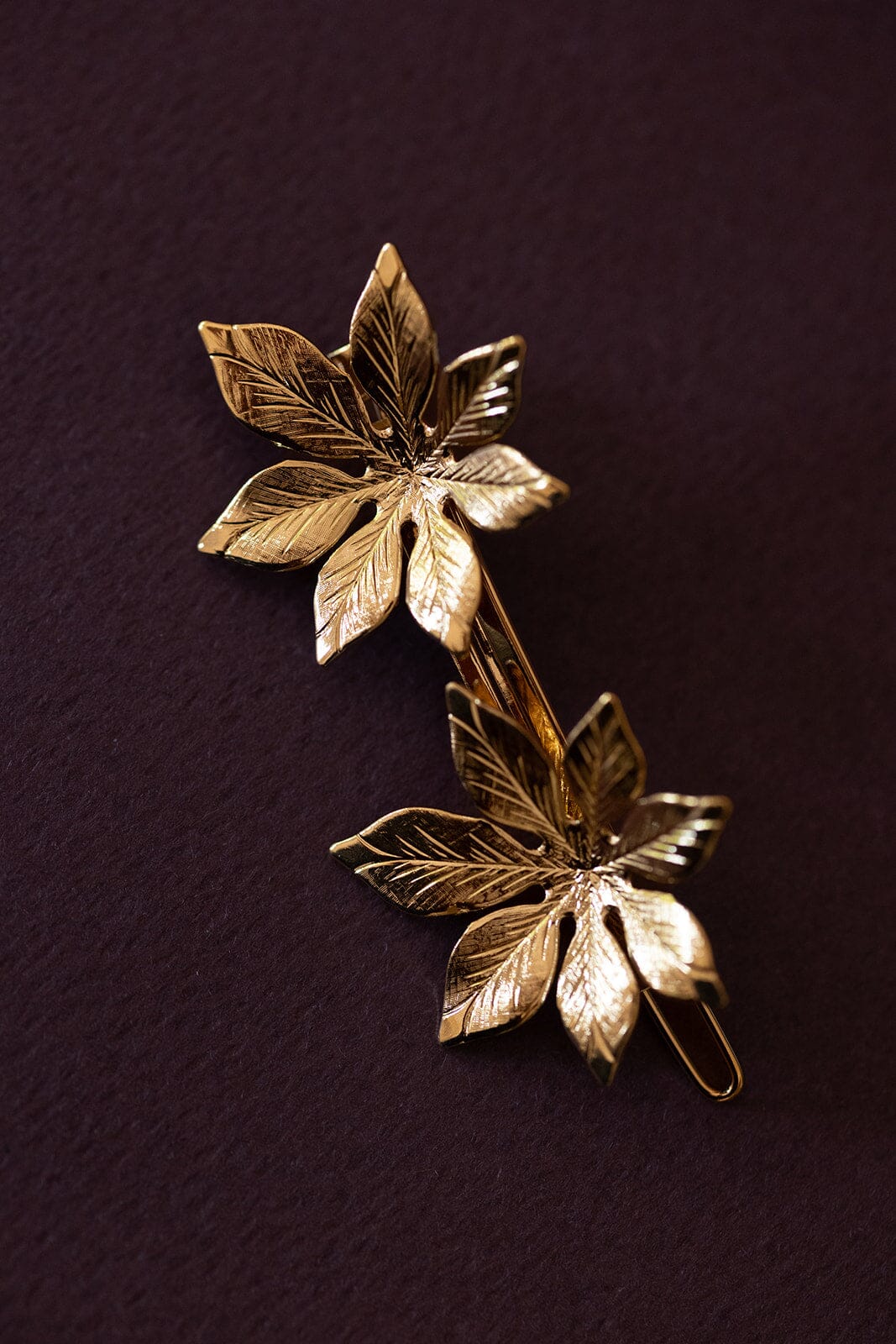 Barrette Chloris Or Fleurs Accessoires Monsieur Simone