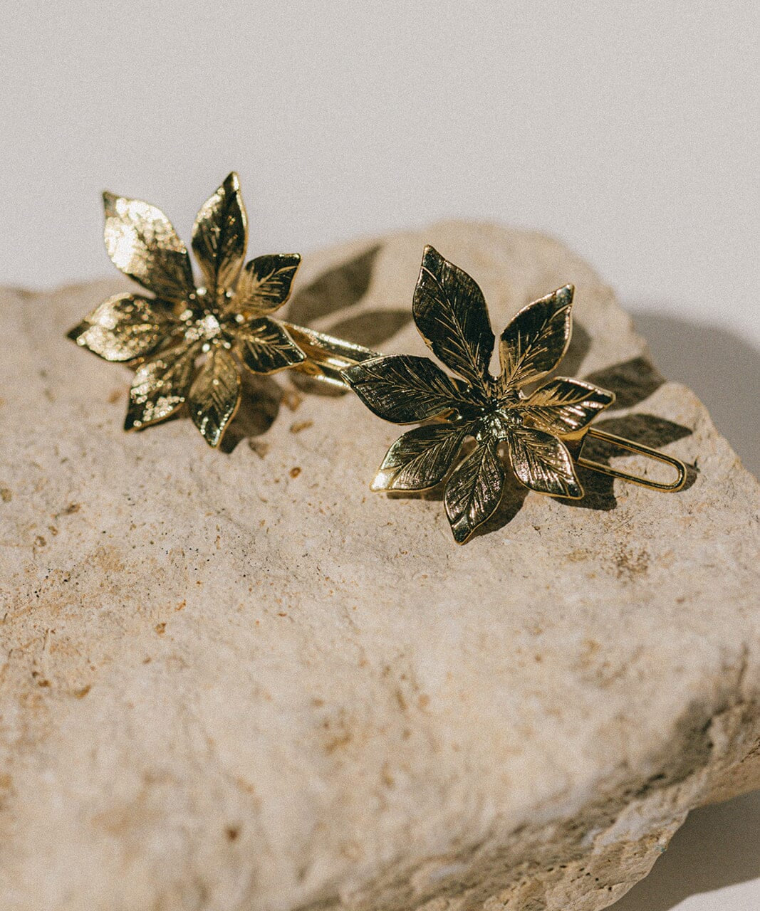 Barrette Chloris Or Fleurs Accessoires Monsieur Simone