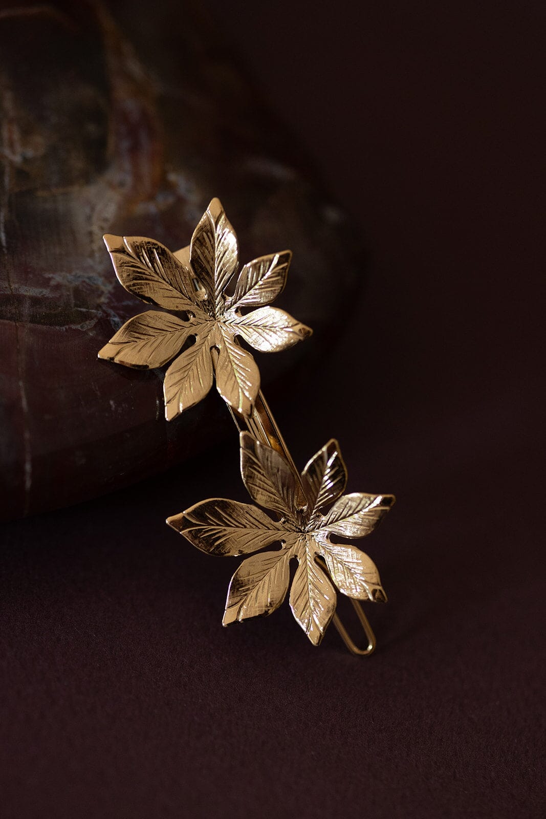 Barrette Chloris Or Fleurs Accessoires Monsieur Simone