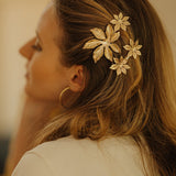 Barrette Chloris Or Fleurs Accessoires Monsieur Simone