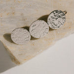 Barrette Hestia Argent Ronds Martelés Accessoires Monsieur Simone