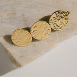 Barrette Hestia Or Ronds Martelés Accessoires Monsieur Simone