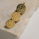 Barrette Hestia Or Ronds Martelés Accessoires Monsieur Simone