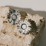 Barrette Maïa Argent Fleurs Accessoires Monsieur Simone