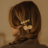 Barrette Maïa Argent Fleurs Accessoires Monsieur Simone