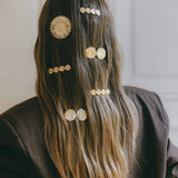 Barrette Maïa Argent Fleurs Accessoires Monsieur Simone
