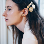 Barrette Maïa Argent Fleurs Accessoires Monsieur Simone