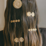 Barrette Maïa Or Fleurs Accessoires Monsieur Simone