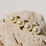 Barrette Nélya Or Perles Accessoires Monsieur Simone