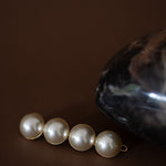 Barrette Nélya Or Perles Accessoires Monsieur Simone