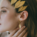 Barrette Thalie Argent Feuilles Accessoires Monsieur Simone