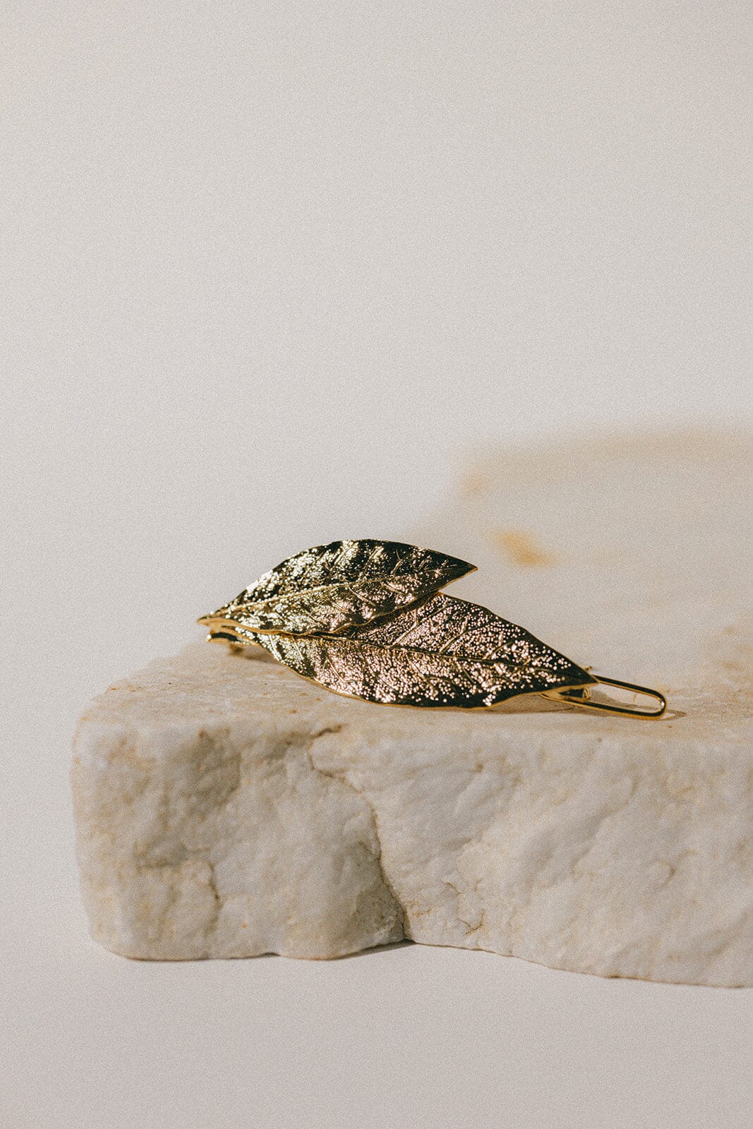 Barrette Thalie Or Feuilles Accessoires Monsieur Simone