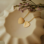 Boucles d'Oreilles Pendantes Aphrodite Or Coeur Boucles d'Oreilles Monsieur Simone