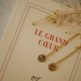 Boucles d'Oreilles Pendantes Hestia Or Ronds Martelés Boucles d'Oreilles Monsieur Simone