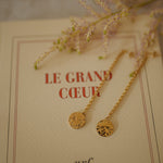 Boucles d'Oreilles Pendantes Hestia Or Ronds Martelés Boucles d'Oreilles Monsieur Simone