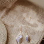 Boucles d'Oreilles Pendantes Zéphyr Argent Feuilles Boucles d'Oreilles Monsieur Simone