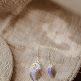 Boucles d'Oreilles Pendantes Zéphyr Argent Feuilles Boucles d'Oreilles Monsieur Simone